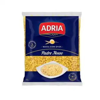 Macarrão de sêmola com ovos pai nosso adria pacote 500g
