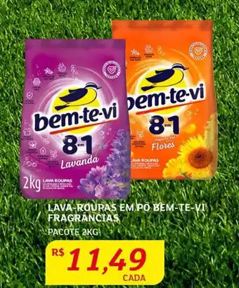 Assaí Atacadista Lava roupas em pó Bem-Te-Vi frag. 2kg oferta