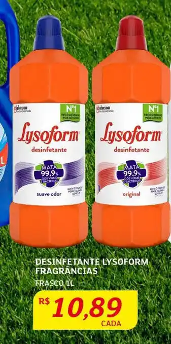 Assaí Atacadista Desinfetante Lysoform frag. 1L oferta