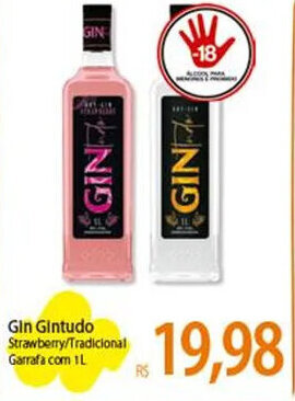 Atacadão Gin Gintudo 1l oferta