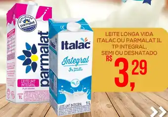 Semar Supermercado Lelite Longa Vida Italac ou Parmalat 1L oferta