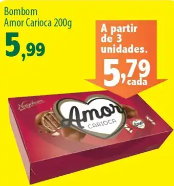 Econômico Atacadão Bombom Amor Carioca 200g oferta