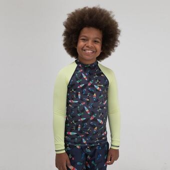 Decathlon Camiseta infantil de surf com proteção uv50+ oferta