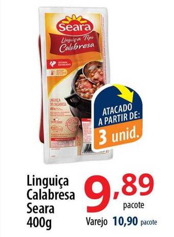 Akki Atacadista Linguiça calabresa seara oferta