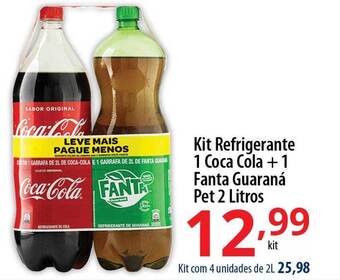 Akki Atacadista Kit refrigerante 1 coca cola + 1 fanta guaraná oferta