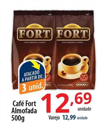 Café fort almofada
