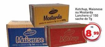 Tonin Superatacado Ketchup maionese ou mostarda lanchero oferta