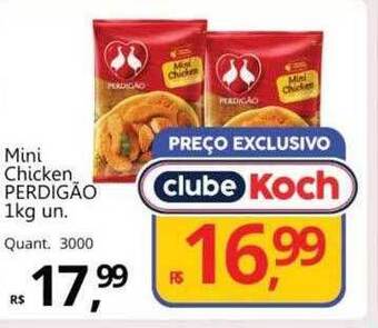 Supermercados Koch Mini chicken perdigão oferta