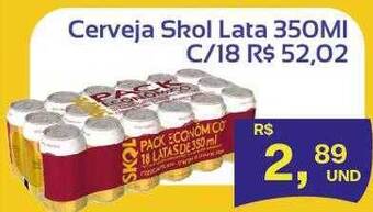 Cerveja skol lata c 18