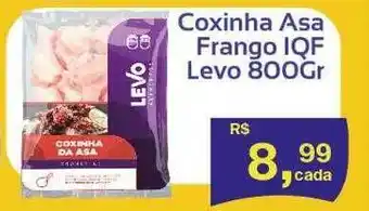 Coxinha asa frango iqf levo