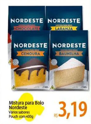 Atacadão Mistura para Bolo Nordeste 400g oferta