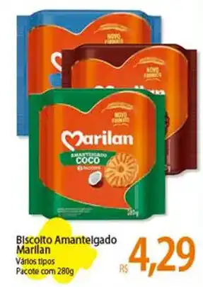 Atacadão Biscoito Amanteigado Marilan 280g oferta