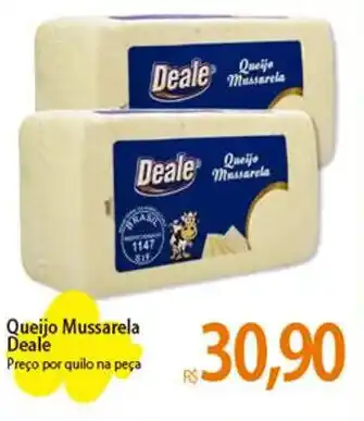 Atacadão Queijo Mussarela Deale 1kg oferta