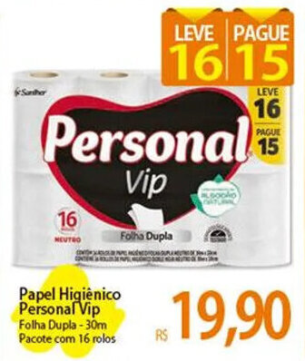Atacadão Papel Higiênico Personal Vip 30m oferta