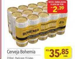 Supermercados Condor Cerveja bohemia oferta