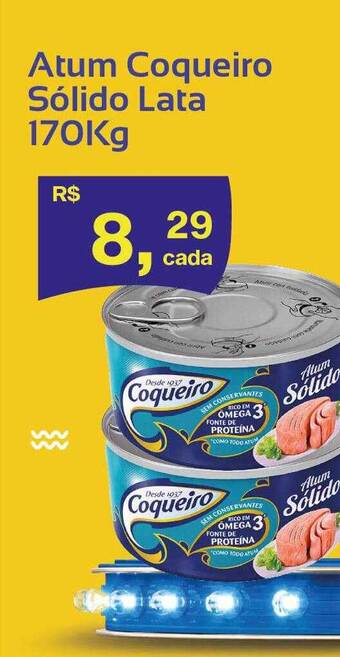 Supermercados Planalto Atum coqueiro sólido lata oferta