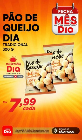 Dia Pão de Queijo Dia 300g oferta