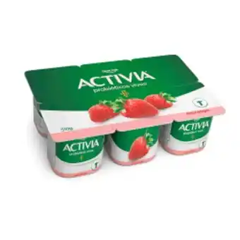 Nordestão Activia polpa morango 510g 6 unidades oferta