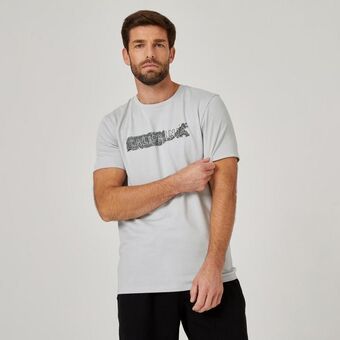Decathlon Camisa masculina de ginástica slim 500 oferta
