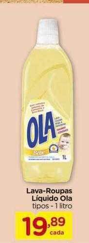 Carrefour Lava-roupas líquido ola oferta