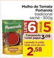 Carrefour Molho de tomate pomarola leve 6 pague 5 oferta