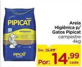 Areia higiênica p gatos pipicat