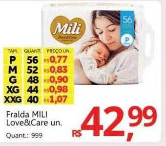 Supermercados Koch Fralda mili love&care un. oferta