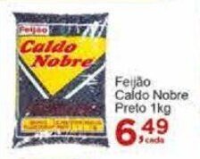 Feijão Caldo Nobre Preto 1kg