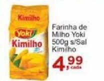 Rossi Supermercado Farinha de Milho Yoki 500g s/ sal Kimilho oferta