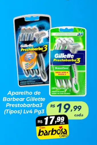 Aparelho de Barbear Gillette Prestobarba3