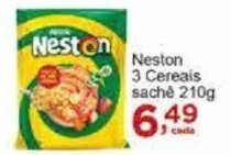 Rossi Supermercado Neston 3 Cereais sachê 210g oferta