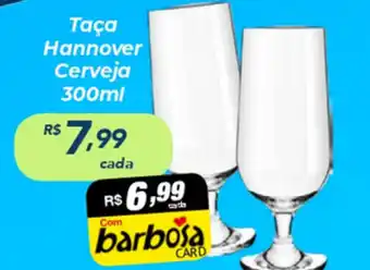 Barbosa Supermercados Taca Hannover Cerveja 300ml oferta