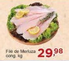Rossi Supermercado Filé de Merluza cong. 1kg oferta
