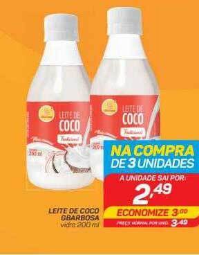 GBarbosa Leite de coco gbarbosa oferta