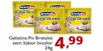 Gelatina po bretzke sem sabor incolor
