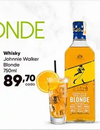 Zaffari Whisky johnnie walker blonde oferta