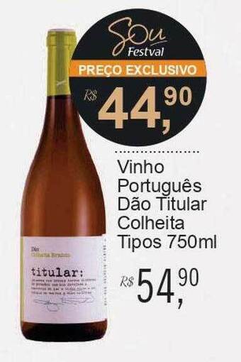 Festval Vinho português dão titular colheita tipos oferta