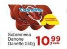 Rossi Supermercado Sobremesa Danone Danette 540g oferta