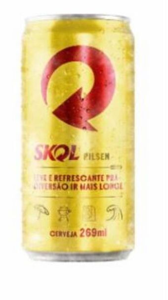 Supermercado Estrela Azul Cerveja skol pilsen lata 269ml oferta