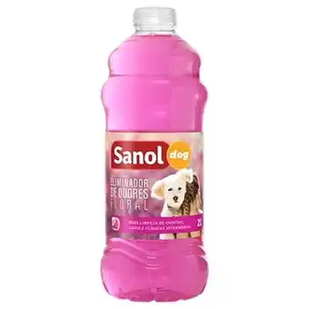 Tome Leve Eliminador de odores sanol dog floral embalagem 2l oferta