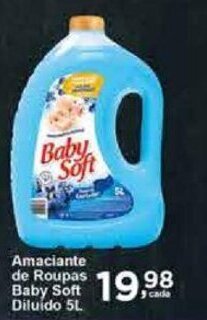 Rossi Supermercado Amaciante de Roupas baby Soft Diluido 5L oferta