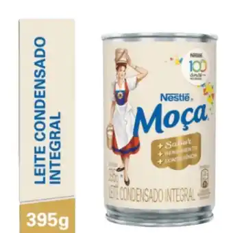 Super Lagoa Leite condensado moça nestlé lata 395g oferta