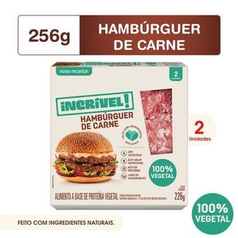 Mambo Hambúrguer de carne 100% vegetal incrível! 226g oferta