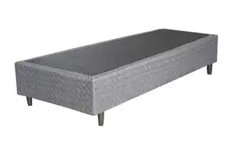 Base para cama box umaflex siena 88x188x20 - solteiro cinza