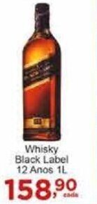 Rossi Supermercado Whisky Black Label 12 Anos 1L oferta