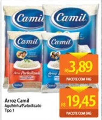 Atacadão Arroz Camil 5kg oferta