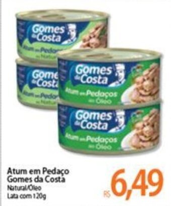Atacadão Atum em Pedaco Gomes da Costa 120g oferta