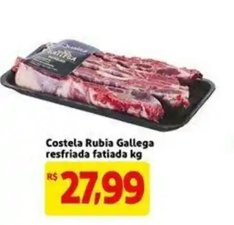 Extra Supermercado Costela Rubia Gallega resfriada fatiada 1kg oferta