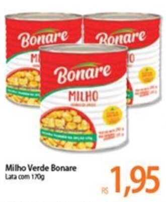 Atacadão Milho Verde Bonare 170g oferta