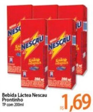 Atacadão Bebida Lactea Nescau Prontinho 200ml oferta